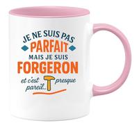 quotedazur - Mug Humour Je Ne Suis Pas Parfait, Mais En Tant Que Forgeron, C’est Presque Pareil. Cadeau Original Pour Tasse Unique Et Personnalisée