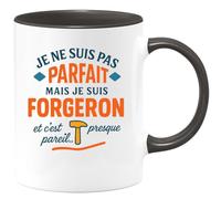 quotedazur - Mug Humour Je Ne Suis Pas Parfait, Mais En Tant Que Forgeron, C’est Presque Pareil. Cadeau Original Pour Tasse Unique Et Personnalisée