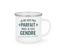 quotedazur - Mug Humour Je Ne Suis Pas Parfait Mais Gendre, Et C'est Presque Pareil. Cadeau Original Pour Tasse Personnalisée