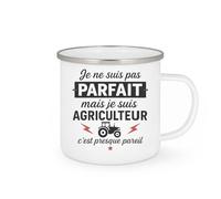quotedazur - Mug Humour Je Ne Suis Pas Parfait Mais Je Suis Agriculteur C'est Presque Pareil - Cadeau Unique Tasse Agriculture Pour Les Passionnés