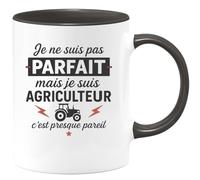 quotedazur - Mug Humour Je Ne Suis Pas Parfait Mais Je Suis Agriculteur C'est Presque Pareil - Cadeau Unique Tasse Agriculture Pour Les Passionnés