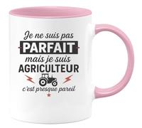 quotedazur - Mug Humour Je Ne Suis Pas Parfait Mais Je Suis Agriculteur C'est Presque Pareil - Cadeau Unique Tasse Agriculture Pour Les Passionnés