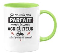 quotedazur - Mug Humour Je Ne Suis Pas Parfait Mais Je Suis Agriculteur C'est Presque Pareil - Cadeau Unique Tasse Agriculture Pour Les Passionnés