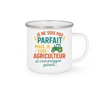 quotedazur - Mug Humour Je Ne Suis Pas Parfait, Mais Je Suis Agriculteur, Et C'est Presque Pareil. - Idée Cadeau Originale Tasse Humour Agricole Pour Homme