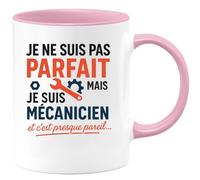 quotedazur - Mug Humour Je Ne Suis Pas Parfait, Mais Mécanicien, C’est Presque Pareil. Cadeau Original Pour Tasse Personnalisée Humoristique