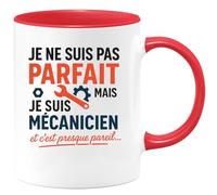 quotedazur - Mug Humour Je Ne Suis Pas Parfait, Mais Mécanicien, C’est Presque Pareil. Cadeau Original Pour Tasse Personnalisée Humoristique