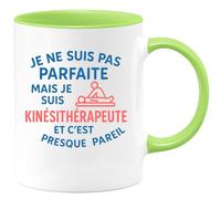 quotedazur - Mug Humour Je Ne Suis Pas Parfaite, Mais Kinésithérapeute Un Cadeau Presque Pareil Original Tasse Féminine Humoristique