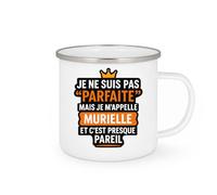 quotedazur - Mug Humour Je Ne Suis Pas Parfaite, Mais M'appelle Murielle Et C'est Presque Pareil Cadeau Original Pour Femme Avec Cette Tasse Humoristique Unique