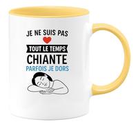 quotedazur - Mug Humour Je Ne Suis Pas Tout Le Temps Chiante Parfois Dors Idée Cadeau Tasse Pour Femme Originale Et Fun