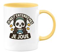 quotedazur - Mug Humour Je Ne T'entends Pas Joue Idée Cadeau Originale Tasse Gamer Pour Lui