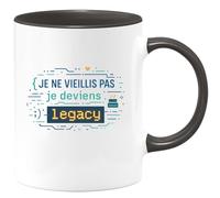 quotedazur - Mug Humour Je ne vieillis pas, je deviens legacy - Cadeau Développeur informatique Anniversaire Homme