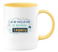 quotedazur - Mug Humour Je ne vieillis pas, je deviens legacy - Cadeau Développeur informatique Anniversaire Homme