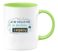 quotedazur - Mug Humour Je ne vieillis pas, je deviens legacy - Cadeau Développeur informatique Anniversaire Homme