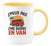quotedazur - Mug Humour Je Peux Pas, Je Pars En Van - Tasse Fun Et Originale Pour Aventuriers - Idée Cadeau Originale Tasse Pour Passionnés D'aventure En Van