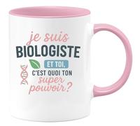 quotedazur - Mug Humour Je Suis Biologiste, Et Toi, Quel Est Ton Super Pouvoir ? - Cadeau Original Pour Tasse À Offrir Aux Passionnés De Biologie