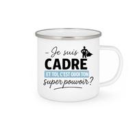 quotedazur - Mug Humour Je Suis Cadre, Et Toi Quel Est Ton Super Pouvoir Cadeau Original Avec Tasse Personnalisée Pour Cadres Ambitieux