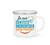 quotedazur - Mug Humour Je Suis Dentiste, Et Toi Quel Est Ton Super Pouvoir Idée Cadeau Originale Tasse Pour Homme Femme