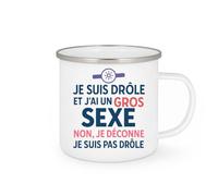 quotedazur - Mug Humour Je Suis Drôle Et J'ai Un Gros Sexe Non, Je Déconne, Je Suis Pas Drôle. - Cadeau Amusant Tasse Humour Pour Homme Original
