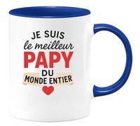 quotedazur - Mug Humour Je Suis Le Meilleur Papy Du Monde Entier Idéal Cadeau Tasse Personnalisé Pour Grand-Père Adoré