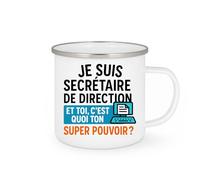 quotedazur - Mug Humour Je Suis Secrétaire De Direction, Et Toi, Quel Est Ton Super Pouvoir Cadeau Original Tasse Pour Femme, Idée Parfaite Au Bureau