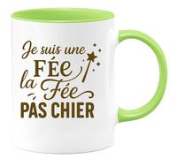 quotedazur - Mug Humour Je Suis Une Fée, Mais Pas Du Genre À Me Laisser Emmerder Idée Cadeau Originale Tasse Humoristique Pour Femme
