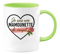 quotedazur - Mug Humour Je Suis Une Mamounette De Compet' Idéal Cadeau Tasse Originale Pour Maman Compétente
