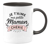 quotedazur - Mug Humour Je T'aime Ma Petite Maman Chérie Cadeau Tendre Tasse Douceur Pour Fête Des Mères