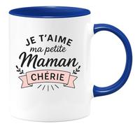 quotedazur - Mug Humour Je T'aime Ma Petite Maman Chérie Cadeau Tendre Tasse Douceur Pour Fête Des Mères
