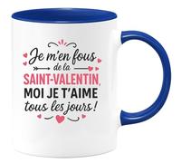quotedazur - Mug Humour Je T'aime Tous Les Jours, Pas Seulement À La Saint-valentin Cadeau Original Et Tasse Sentimentale Pour D'amour