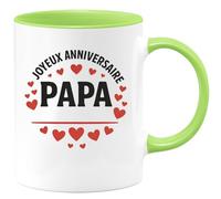 quotedazur - Mug Humour Joyeux Anniversaire Papa Paroles D'amour Pour Un Cadeau Spécial Unique Tasse Personnalisée Célébrer Avec Amour