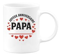 quotedazur - Mug Humour Joyeux Anniversaire Papa Paroles D'amour Pour Un Cadeau Spécial Unique Tasse Personnalisée Célébrer Avec Amour