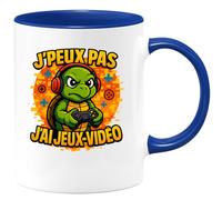 quotedazur - Mug Humour J'peux Pas, C'est L'heure Du Jeu-Vidéo - Cadeau Original Tasse Gamer Pour Amateurs De Jeux Vidéo Fun Et Décalé