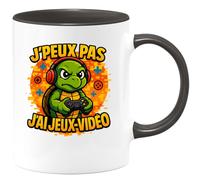 quotedazur - Mug Humour J'peux Pas, C'est L'heure Du Jeu-Vidéo - Cadeau Original Tasse Gamer Pour Amateurs De Jeux Vidéo Fun Et Décalé