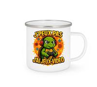 quotedazur - Mug Humour J'peux Pas, C'est L'heure Du Jeu-Vidéo - Cadeau Original Tasse Gamer Pour Amateurs De Jeux Vidéo Fun Et Décalé