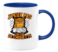 quotedazur - Mug Humour J'peux Pas, J'ai Cul De Chouette Tasse Humoristique Idée Cadeau Originale Pour Femme