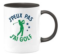 quotedazur - Mug Humour J'peux Pas, J'ai Golf Tee Time Pour Vrai Passionné Idée Cadeau Originale Tasse Humoristique Joueur