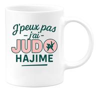 quotedazur - Mug Humour J'peux Pas, J'ai Judo Hajime Tasse Pour Fans De Idée Cadeau Parfaite Original Amateur Idéale Les Passionnés