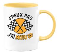quotedazur - Mug Humour J'peux Pas J'ai Moto Gp - Idée Cadeau Parfaite - Tasse Moto Gp Pour Passionnés