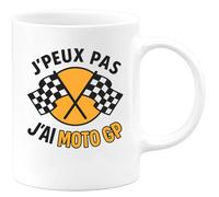 quotedazur - Mug Humour J'peux Pas J'ai Moto Gp - Idée Cadeau Parfaite - Tasse Moto Gp Pour Passionnés