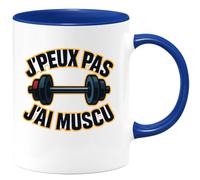 quotedazur - Mug Humour J'peux Pas J'ai Muscu - Idée Cadeau Tasse Humour Sportif Et Motivation Fitness