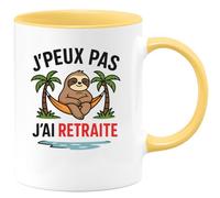 quotedazur - Mug Humour J'peux Pas, J'ai Retraite Détente Assurée Idéal Pour Cadeau Original Tasse Retraités Heureux Et Détendus