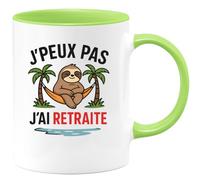 quotedazur - Mug Humour J'peux Pas, J'ai Retraite Détente Assurée Idéal Pour Cadeau Original Tasse Retraités Heureux Et Détendus