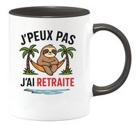 quotedazur - Mug Humour J'peux Pas, J'ai Retraite Détente Assurée Idéal Pour Cadeau Original Tasse Retraités Heureux Et Détendus