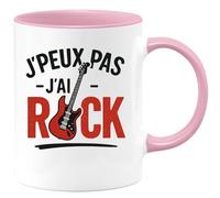 quotedazur - Mug Humour J'peux Pas, J'ai Rock Pour Passionné De Et Musique Idée Cadeau Originale Tasse Fan Amateur