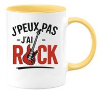 quotedazur - Mug Humour J'peux Pas, J'ai Rock Pour Passionné De Et Musique Idée Cadeau Originale Tasse Fan Amateur