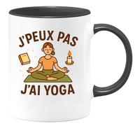 quotedazur - Mug Humour J'peux Pas, J'ai Yoga Tasse Cadeau Pour Amatrices De Et Bien-être Idée Originale Femmes Passionnées Relaxantes Motivantes