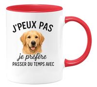 quotedazur - Mug Humour J'peux Pas Je Préfère Passer Du Temps Avec Nom Cadeau Parfait Tasse Originale Pour Moments Partagés