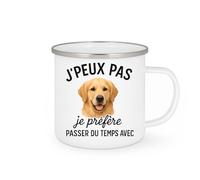 quotedazur - Mug Humour J'peux Pas Je Préfère Passer Du Temps Avec Nom Cadeau Parfait Tasse Originale Pour Moments Partagés