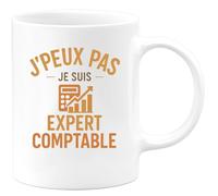 quotedazur - Mug Humour J'peux Pas, Je Suis Expert Comptable Idée Cadeau Originale Tasse Pour Professionnel