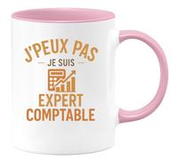 quotedazur - Mug Humour J'peux Pas, Je Suis Expert Comptable Idée Cadeau Originale Tasse Pour Professionnel